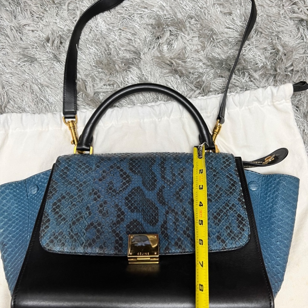 Celine Python Trapeze Bag 100% Authentic - image 4